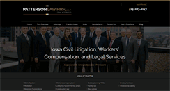 Desktop Screenshot of pattersonfirm.com