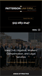 Mobile Screenshot of pattersonfirm.com